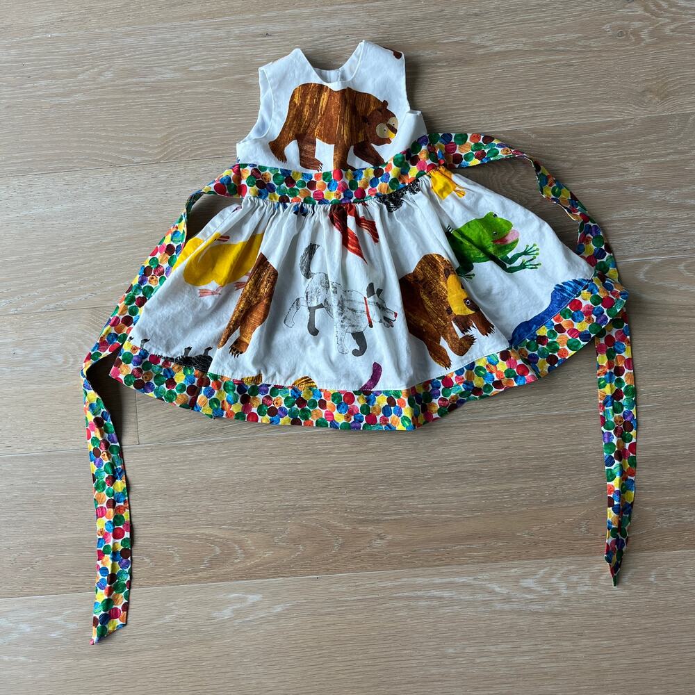 Eric Carle Boutique Handmade One of a Kind Apron Dress